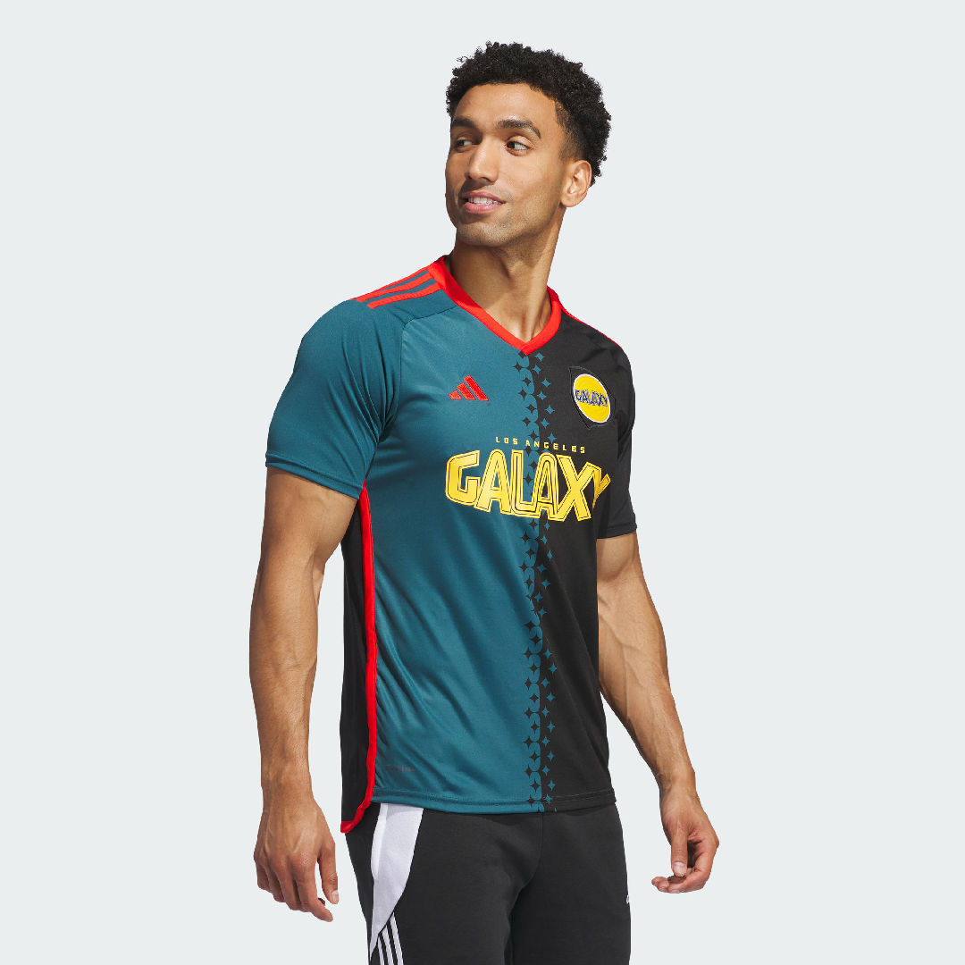adidas LA GALAXY 2024 ARCHIVE JERSEY product image 3, provided for visual reference and product detail review