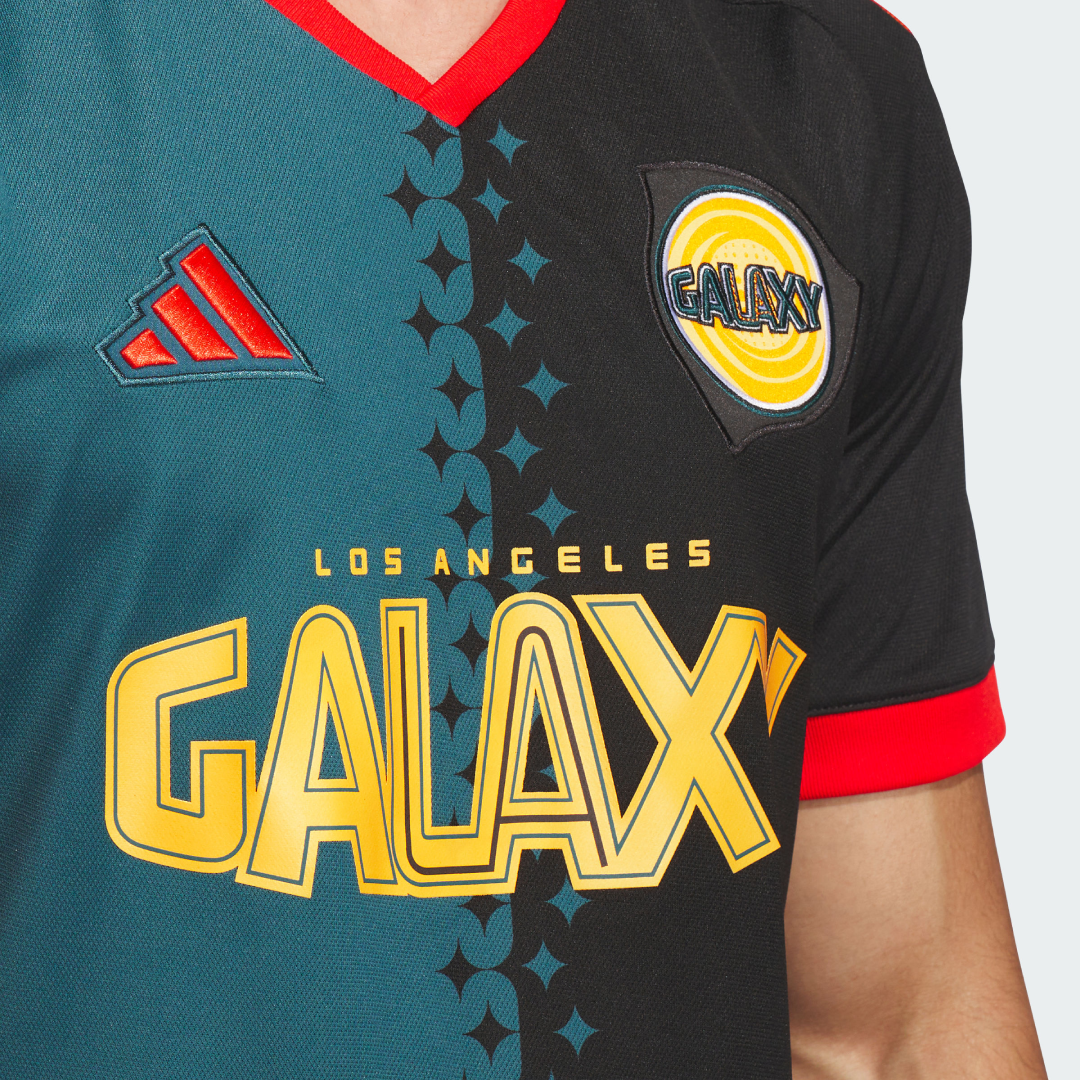 adidas LA GALAXY 2024 ARCHIVE AUTHENTIC JERSEY product image 5, provided for visual reference and product detail review