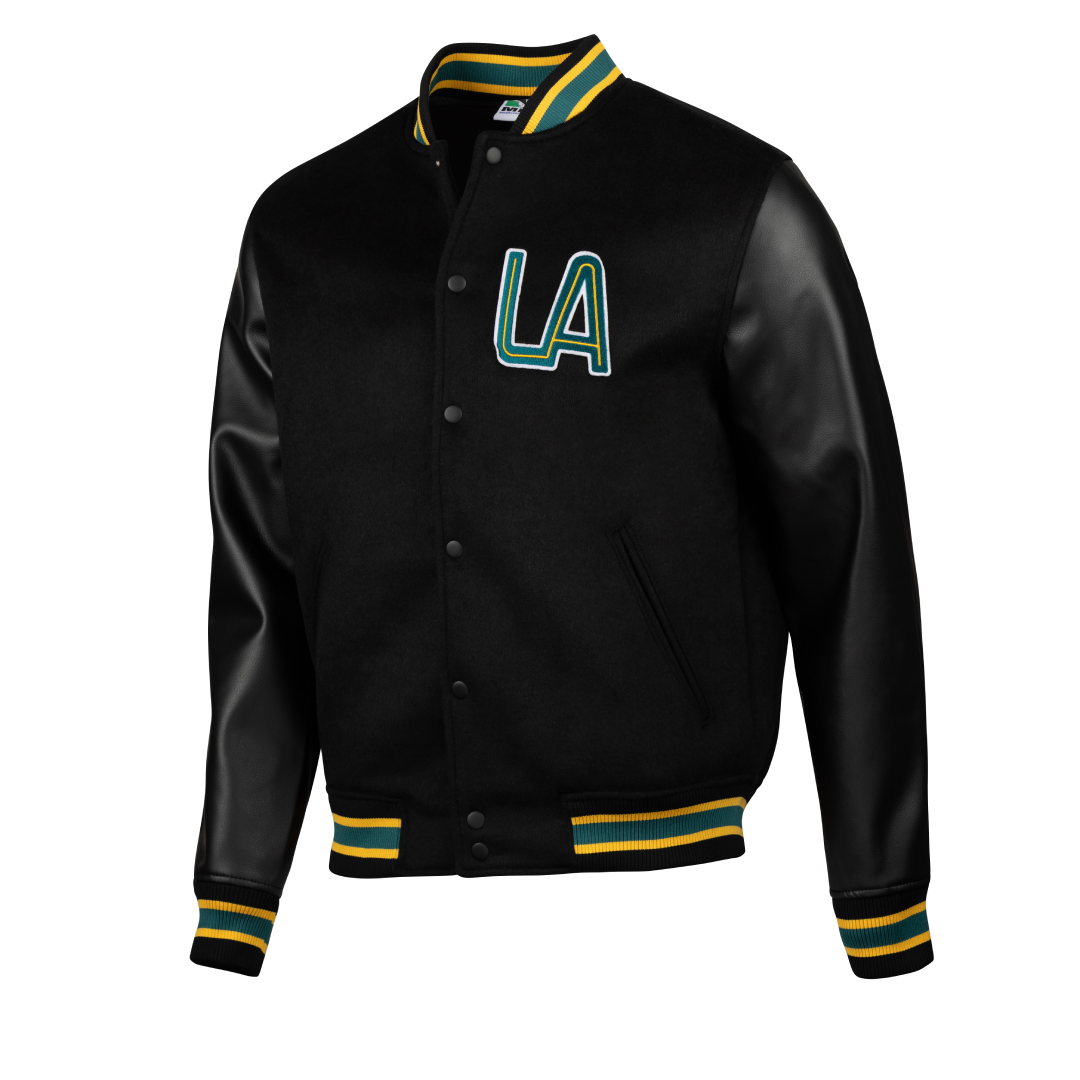 Sport Design Sweden LA Galaxy Varsity Wool Jacket product image 1, provided for visual reference and product detail review