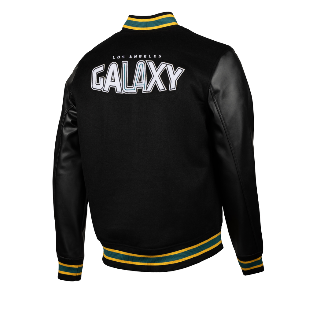 Sport Design Sweden LA Galaxy Varsity Wool Jacket product image 2, provided for visual reference and product detail review