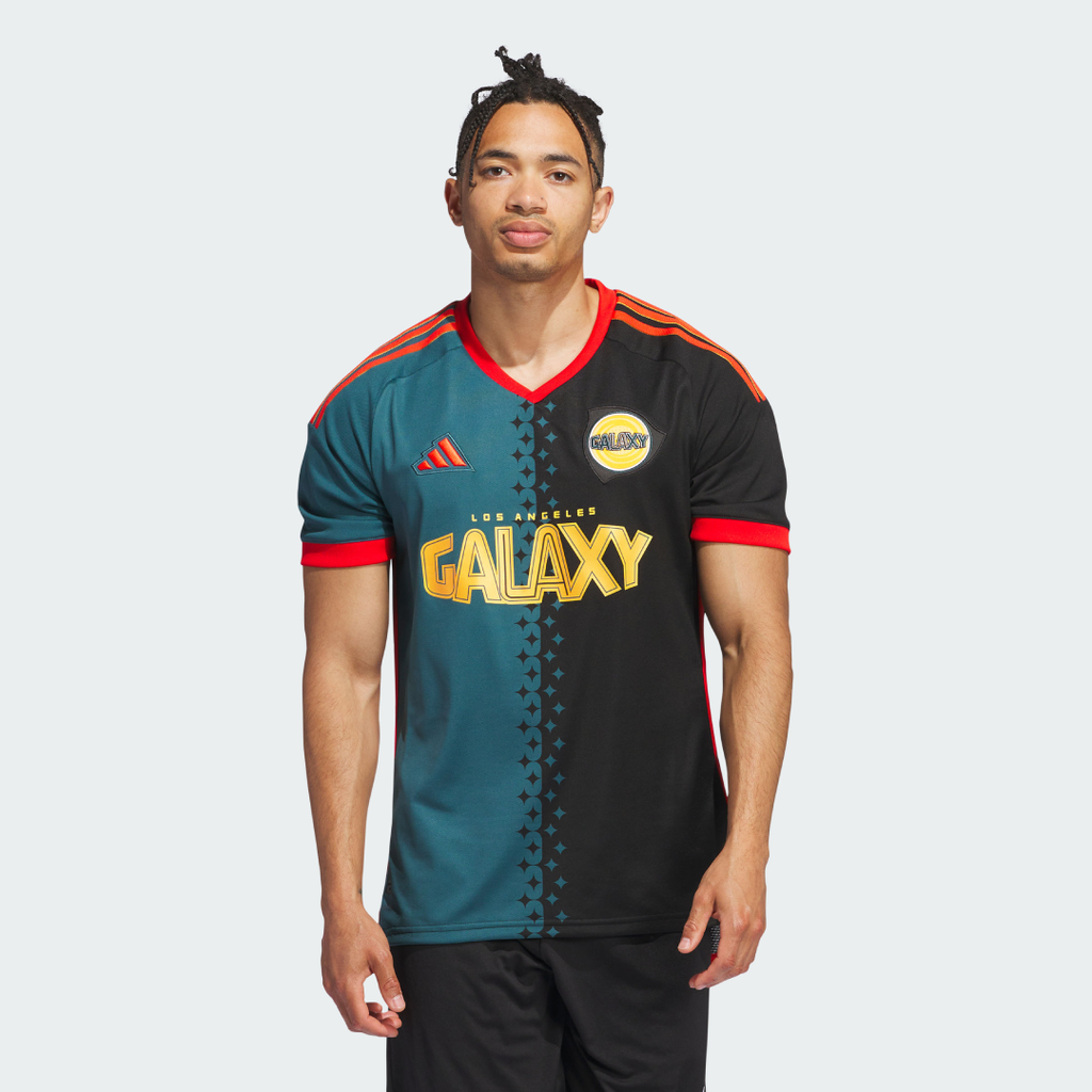 adidas LA GALAXY 2024 ARCHIVE AUTHENTIC JERSEY product image 1, provided for visual reference and product detail review