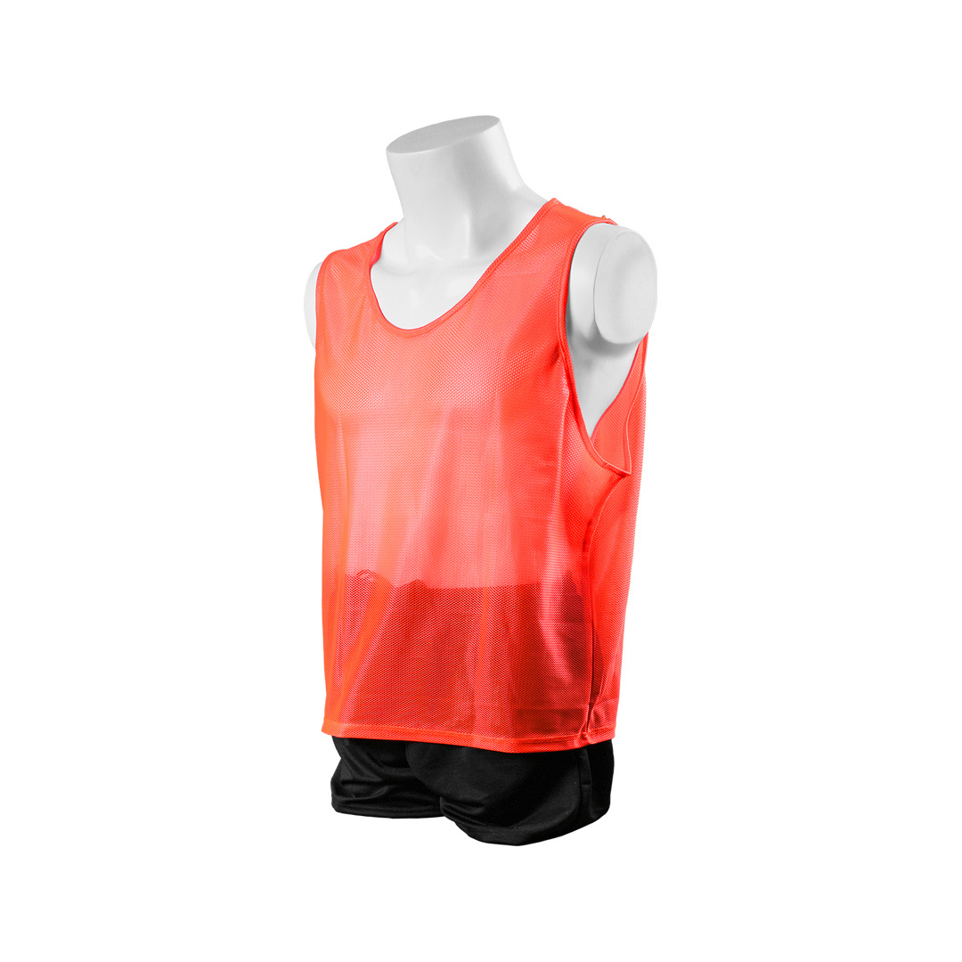 Kwikgoal Deluxe Scrimmage Vest Hi-Vis Orange - XXS product image 1, provided for visual reference and product detail review