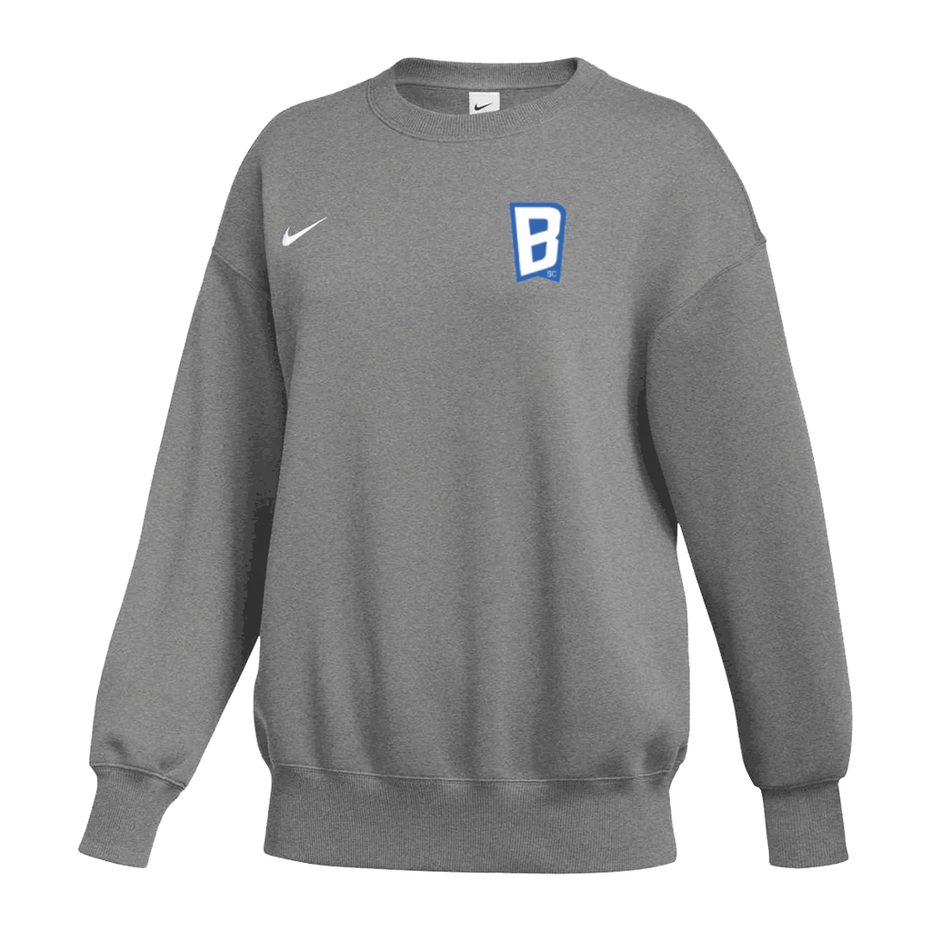 Nike SC Blues Phoenix Fleece Women Pullover Crew - AVAILABLE IN BLACK & GREY product image 1, provided for visual reference