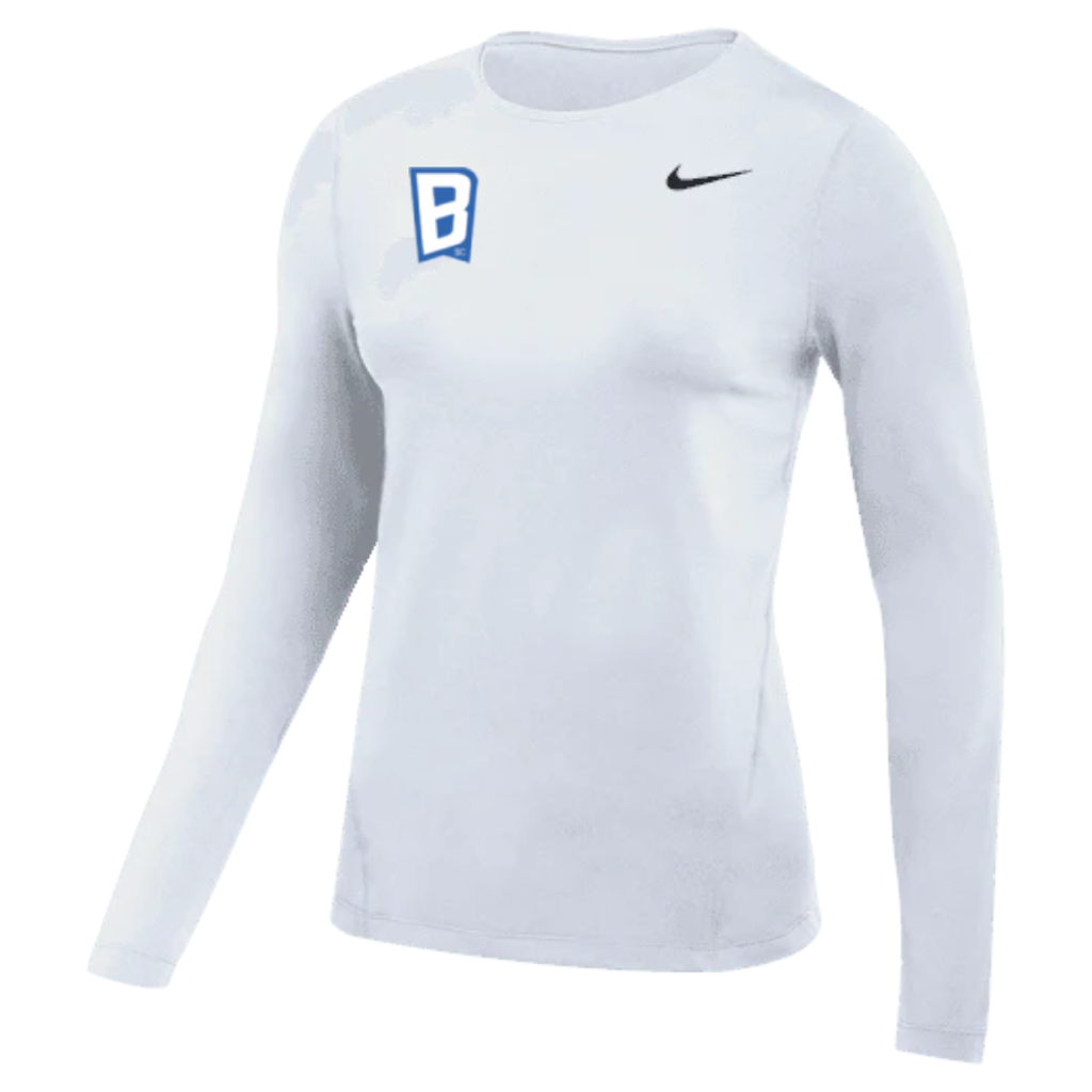 Nike SC Blues Women Long-Sleeve Mesh Top - AVAILABLE IN BLACK, GREY & WHITE product image 3, provided for visual reference