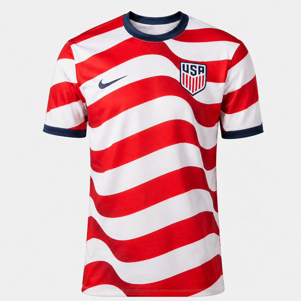 Nike USA 2026 Men Soccer Short-Sleeve Supporter's Top product image 1, provided for visual reference and product detail