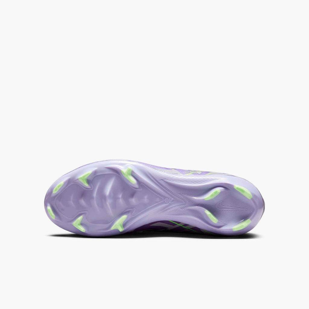 Nike United Jr. Mercurial Vapor 16 Pro FG Kids' Soccer Cleats – Purple Agate/Barely Volt product image 5, provided for