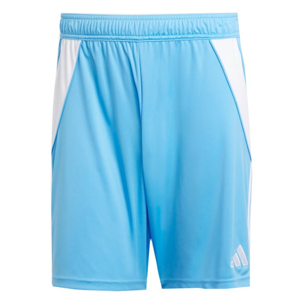 adidas Tiro 24 Blue Burst Goalkeeper Shorts product image 1, provided for visual reference and product detail review