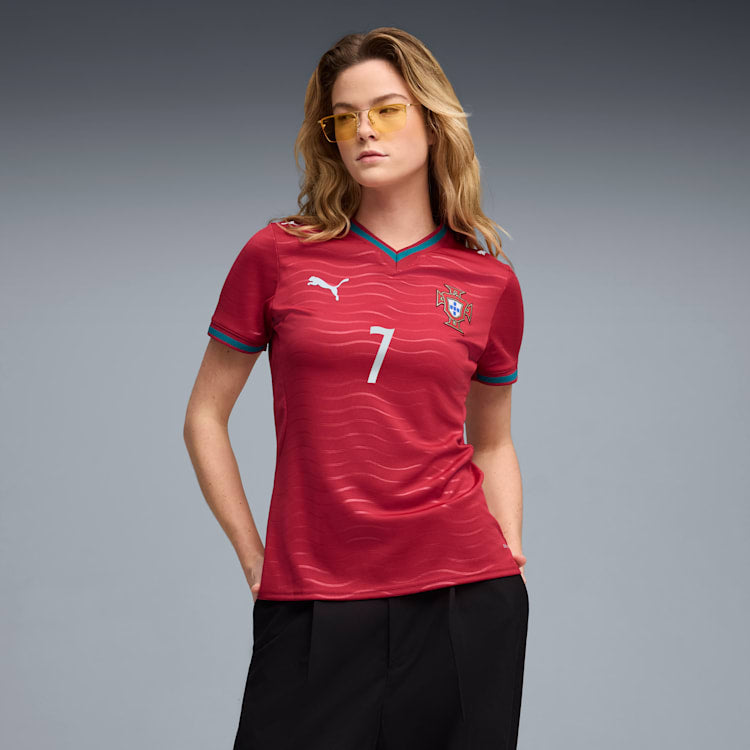 Puma Portugal 26 Cristiano Ronaldo Women Replica Home Jersey product image 1, provided for visual reference and product