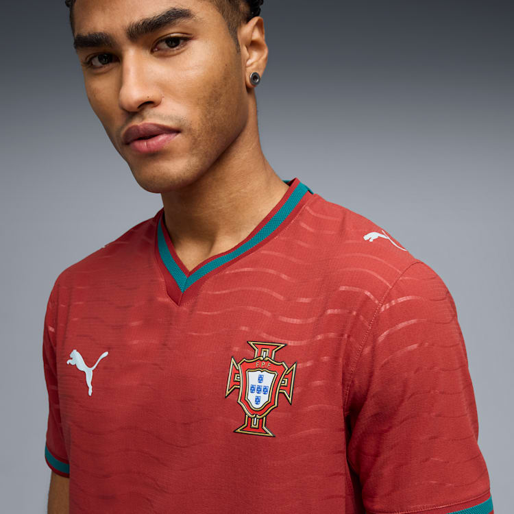 Puma Portugal 26 Men Authentic Home Jersey product image 2, provided for visual reference and product detail review