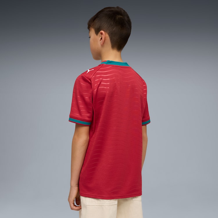 Puma Portugal 26 Kids' Home Stadium Jersey product image 2, provided for visual reference and product detail review