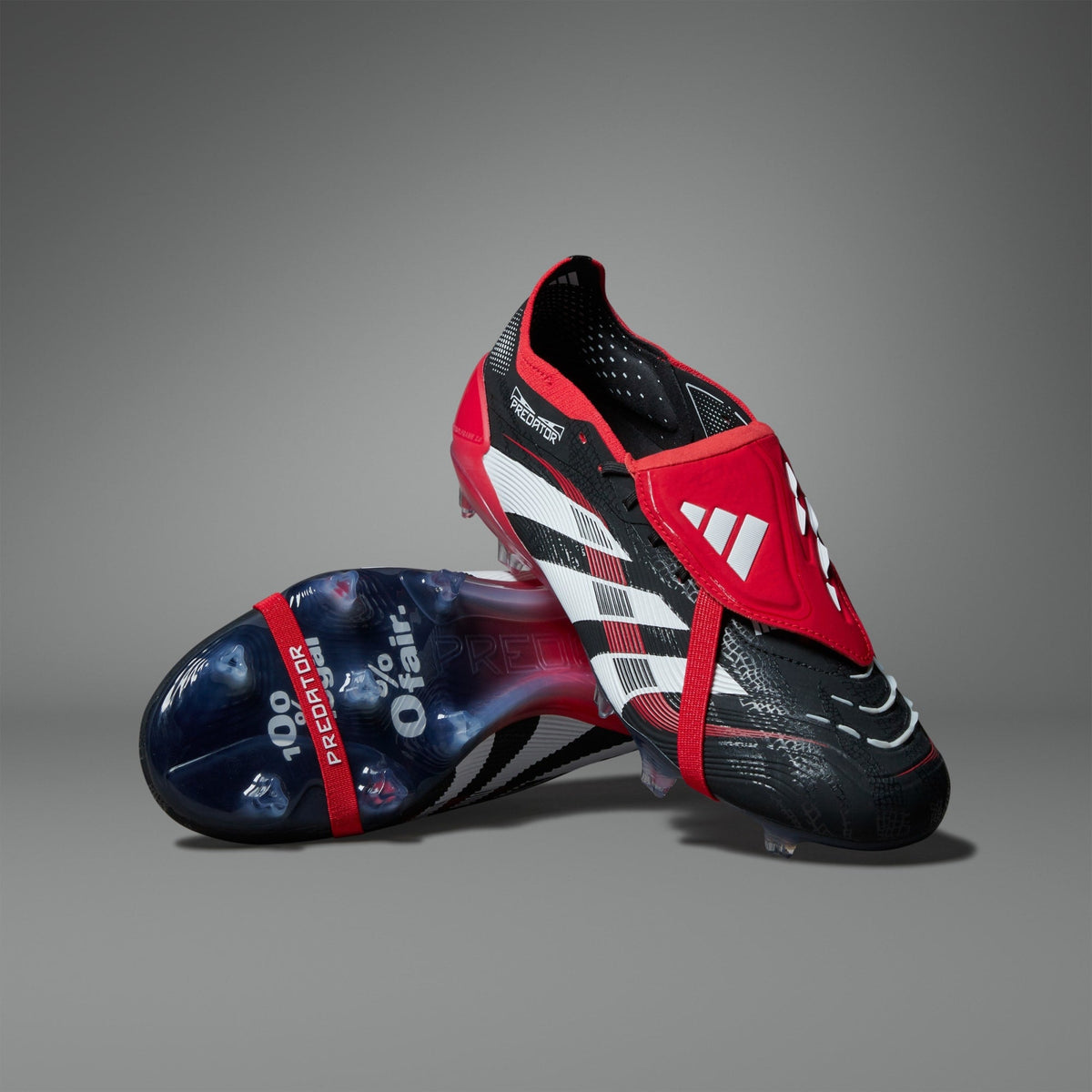 adidas Predator Elite Fold-Over Tongue Firm Ground BWR Cleats product image 2, provided for visual reference and product