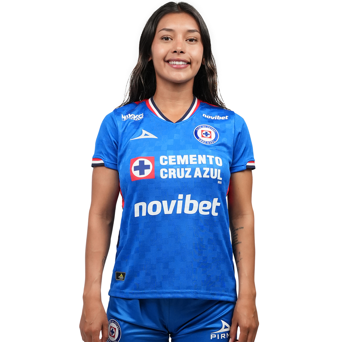 Pirma Cruz Azul Women Home 25/26 Jersey product image 1, provided for visual reference and product detail review