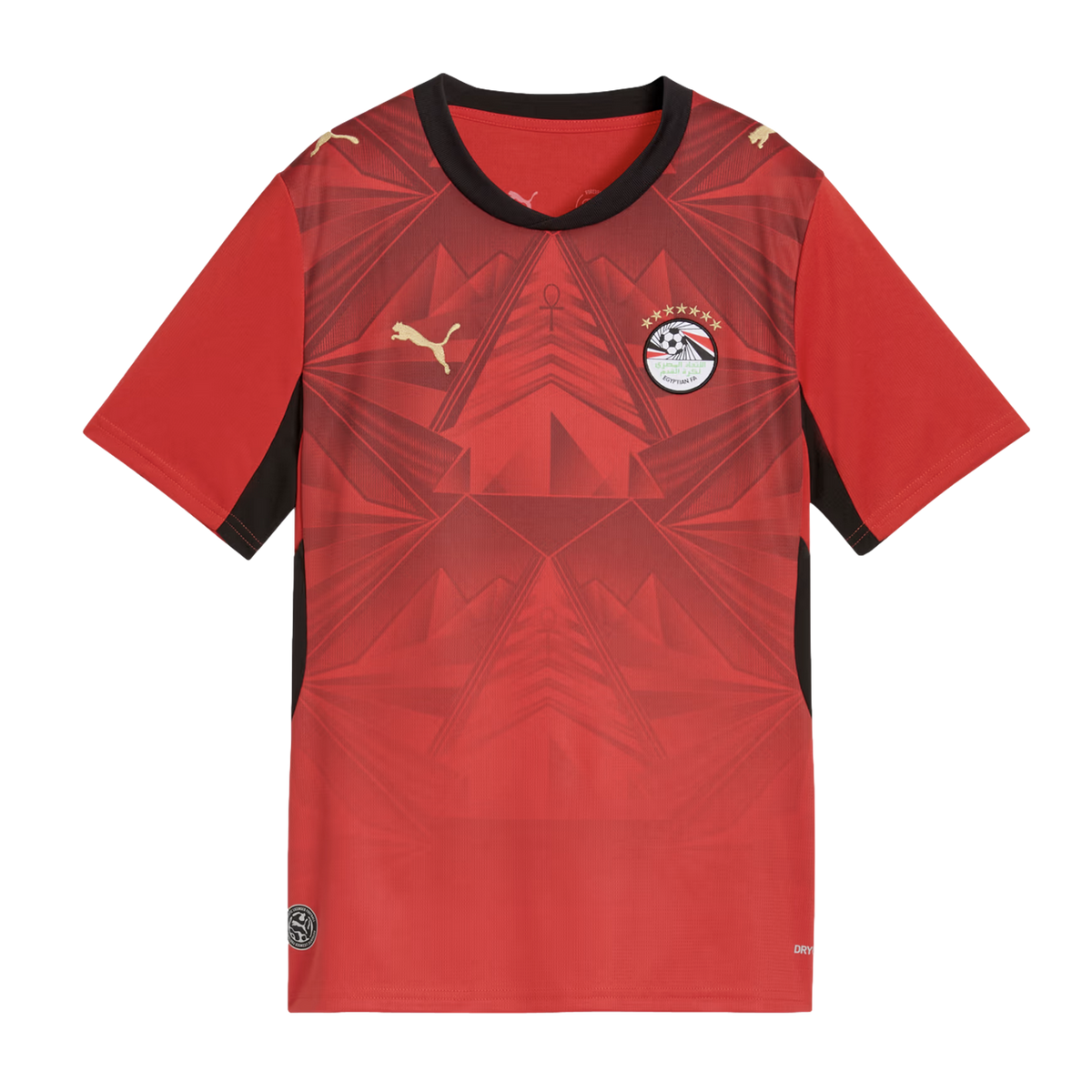 Puma Egypt 26 Kids' Home Stadium Jersey product image 1, provided for visual reference and product detail review