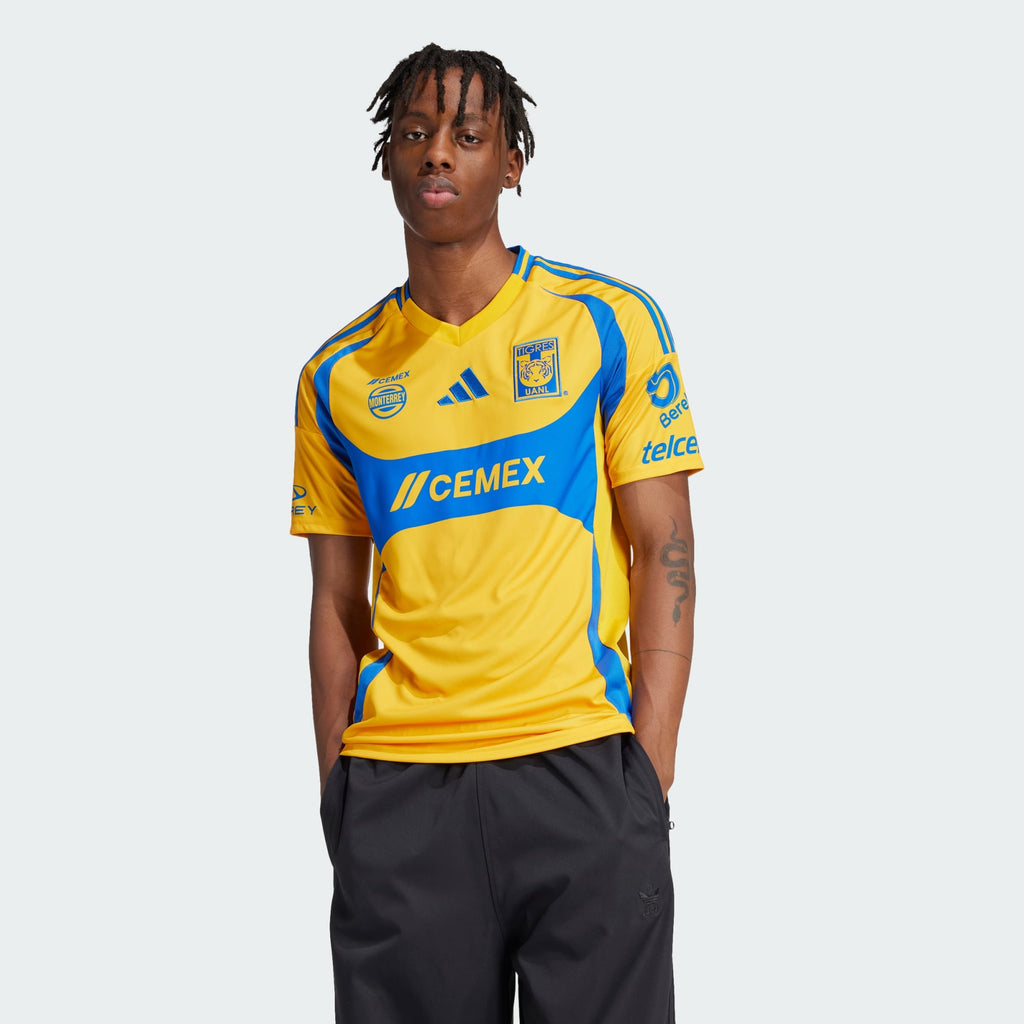 adidas Tigres UANL Men Home Jersey 24/25 product image 1, provided for visual reference and product detail review