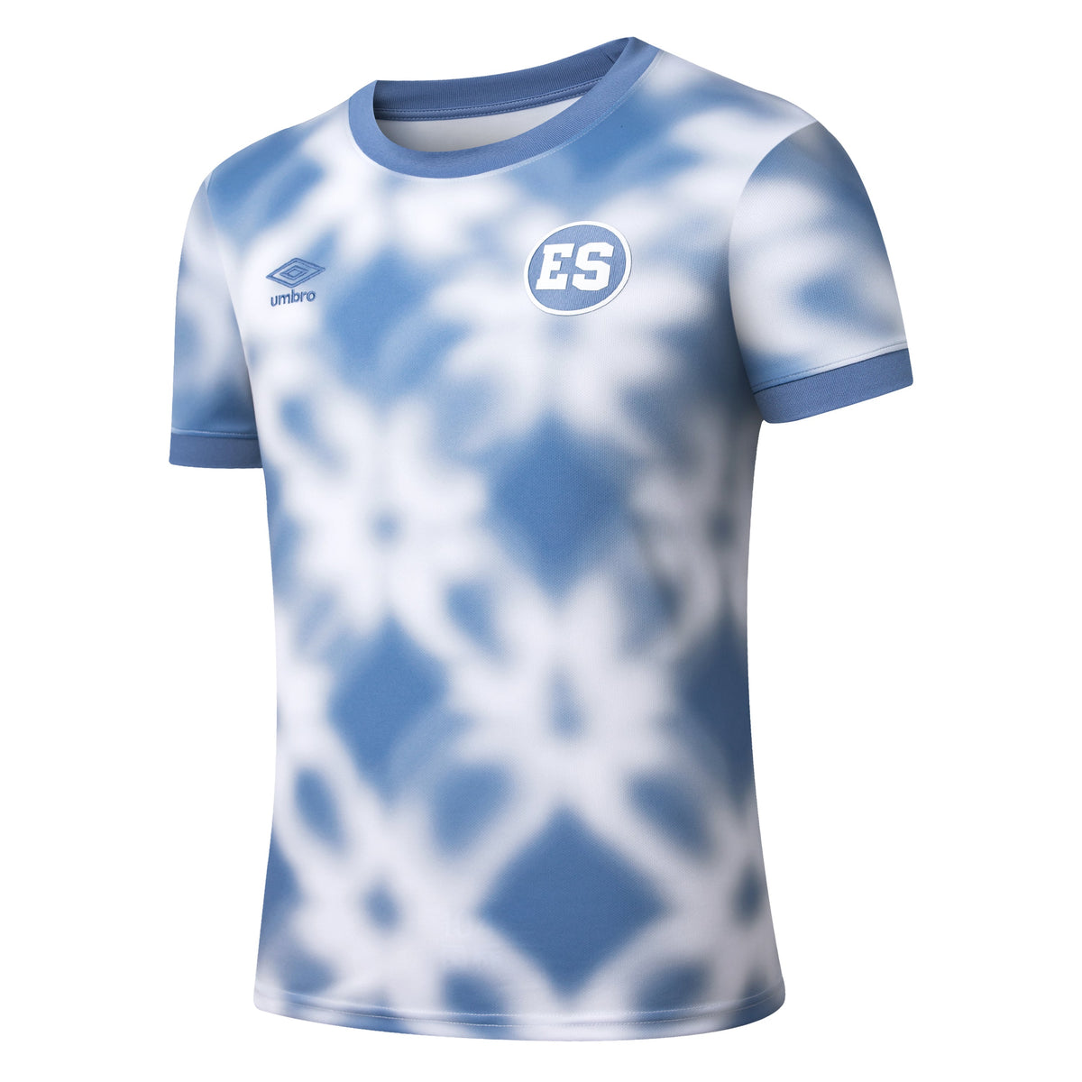 Umbro EL SALVADOR BLUE TIE DYE PRE MATCH JERSEY product image 2, provided for visual reference and product detail review