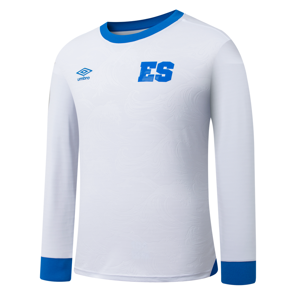 Umbro El Salvador Away Long Sleeve Jersey 25/26 product image 1, provided for visual reference and product detail review