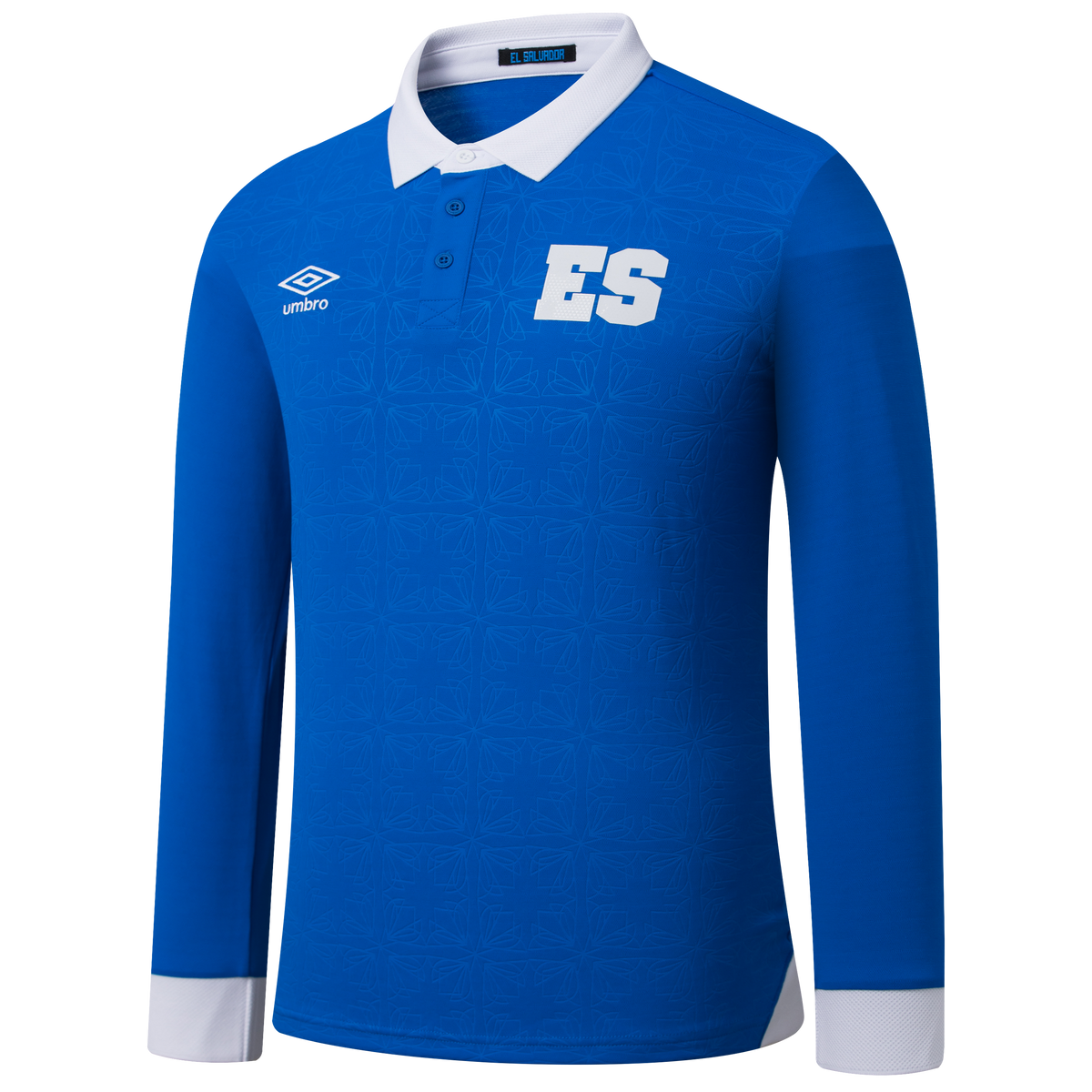Umbro El Salvador Men Home Long Sleeve Jersey 25/26 product image 1, provided for visual reference and product detail review
