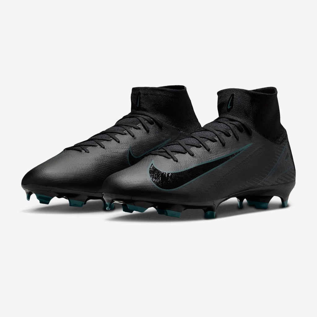 Nike Mercurial Superfly 10 Pro FG High-Top Soccer Cleats Black/Deep Jungle product image 5, provided for visual reference