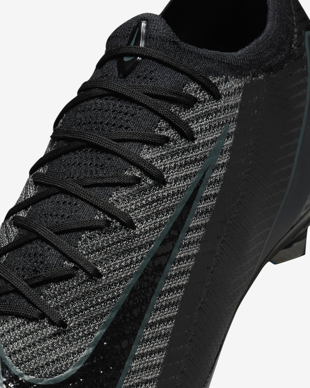 Nike Mercurial Vapor Elite Air Zoom Soccer Cleats - Black/Deep Jungle product image 8, provided for visual reference and