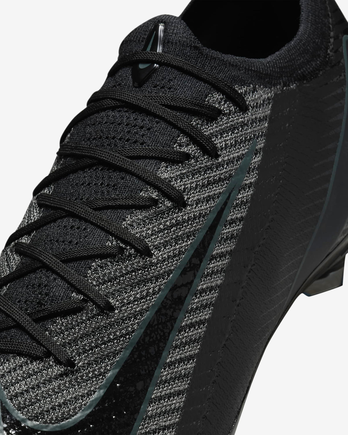 Nike Mercurial Vapor Elite Air Zoom Soccer Cleats - Black/Deep Jungle product image 8, provided for visual reference and