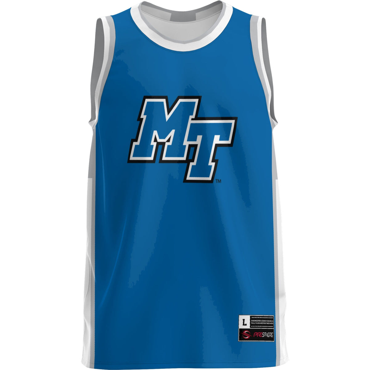 MTSU Blue Raiders Lightweight Basketball Jersey - Royal product image 3
