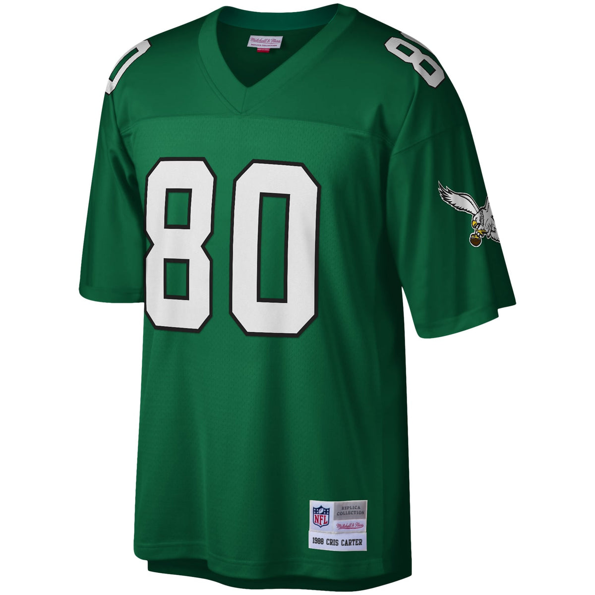 Philadelphia Eagles Cris Carter Mitchell & Ness Kelly Green product image 2