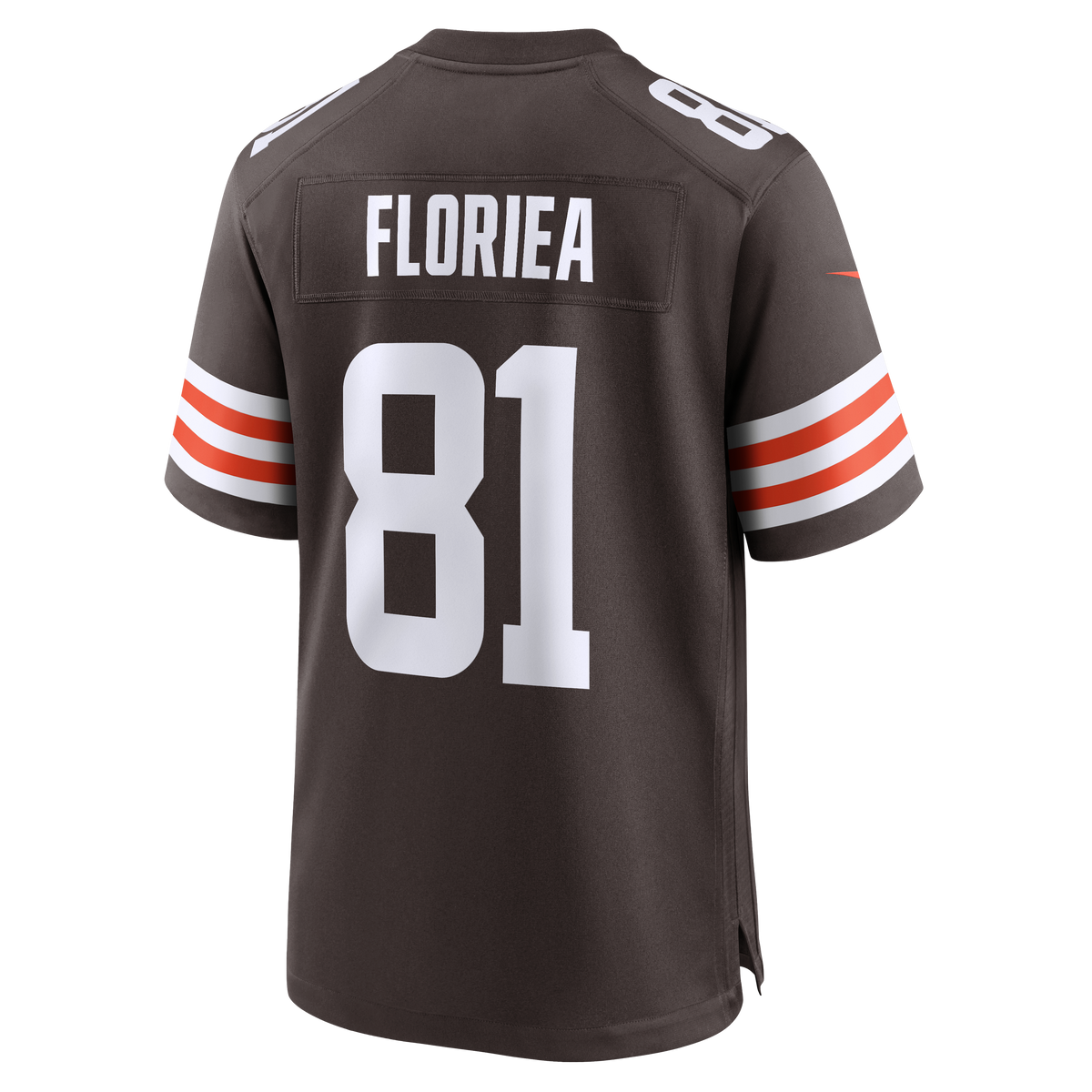 Cleveland Browns Luke Floriea Nike Brown Team Game Jersey product image 3