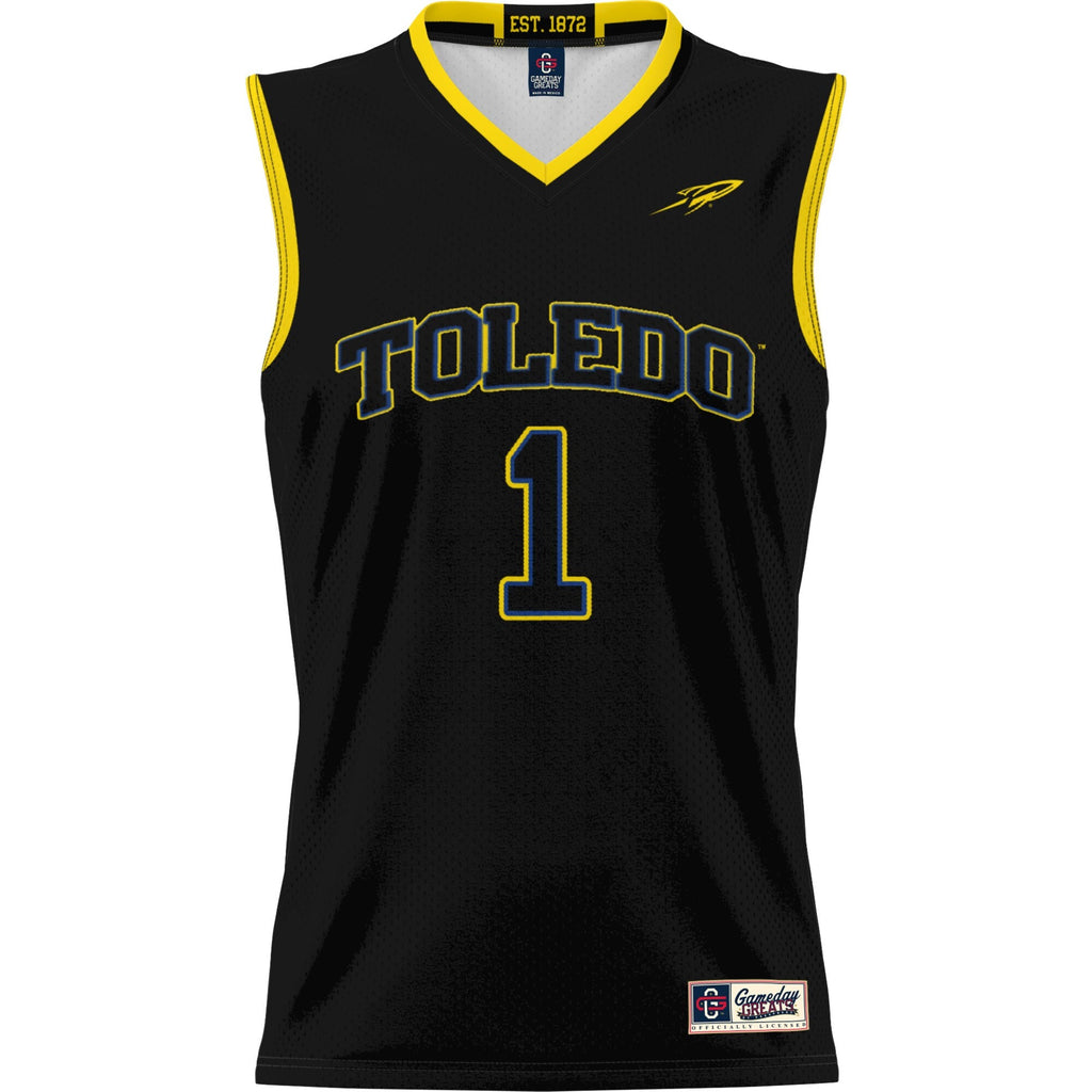 #1 Toledo Rockets Lightweight Basketball Jersey - Black product image 3