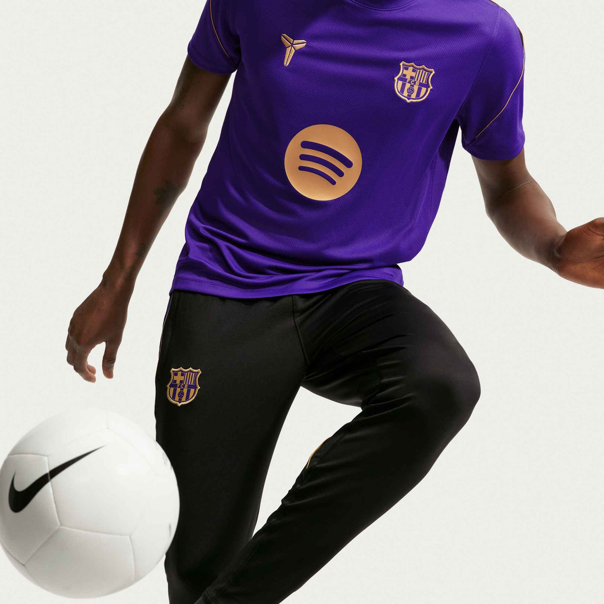 Nike FC Barcelona Strike Away Men Kobe Dri-FIT Soccer Short-Sleeve Top product image 2, provided for visual reference and