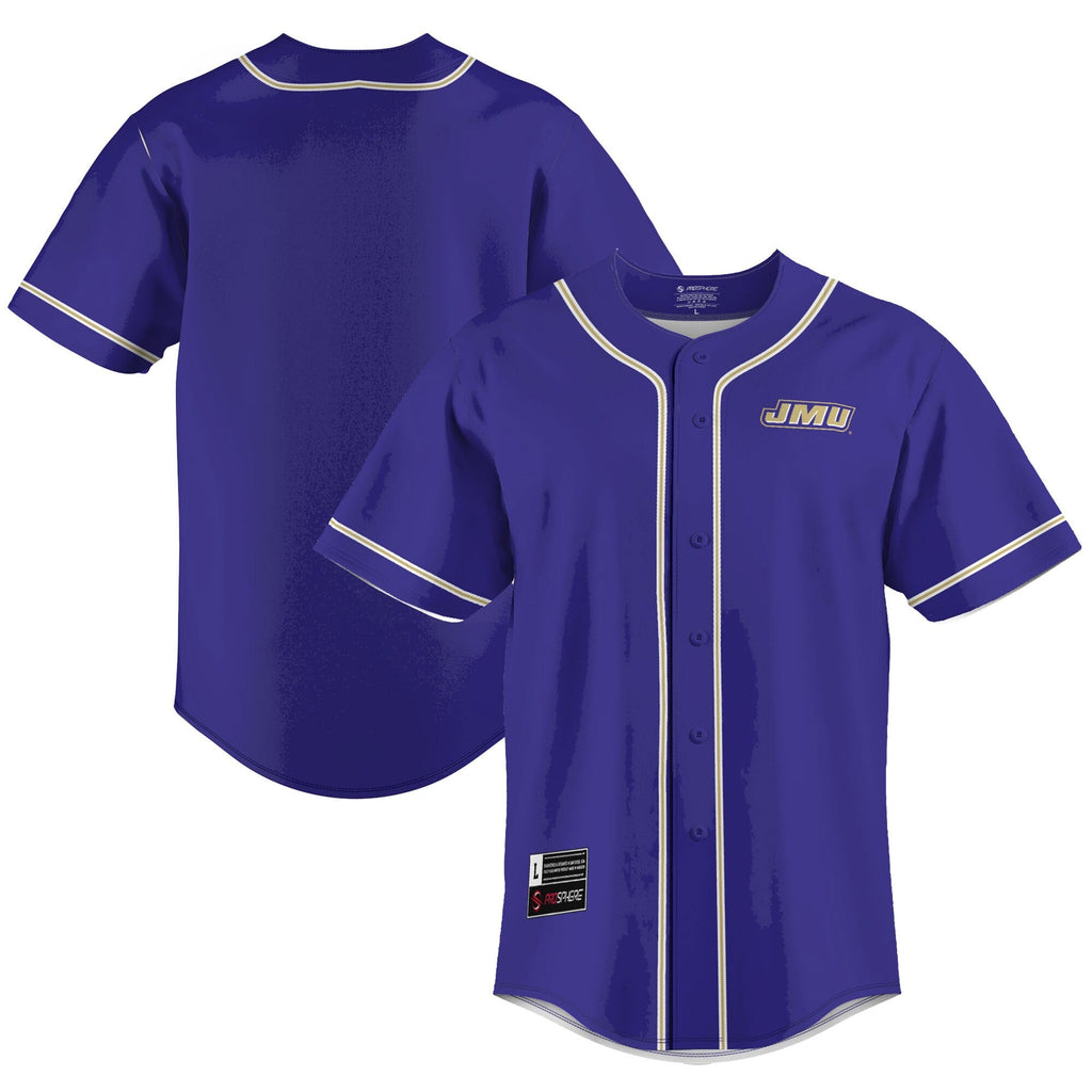 James Madison Dukes Lightweight Baseball Jersey - Purple product image 1