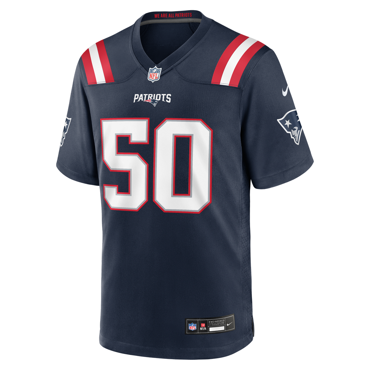 New England Patriots Mike Vrabel Nike White Retired Player product image 8