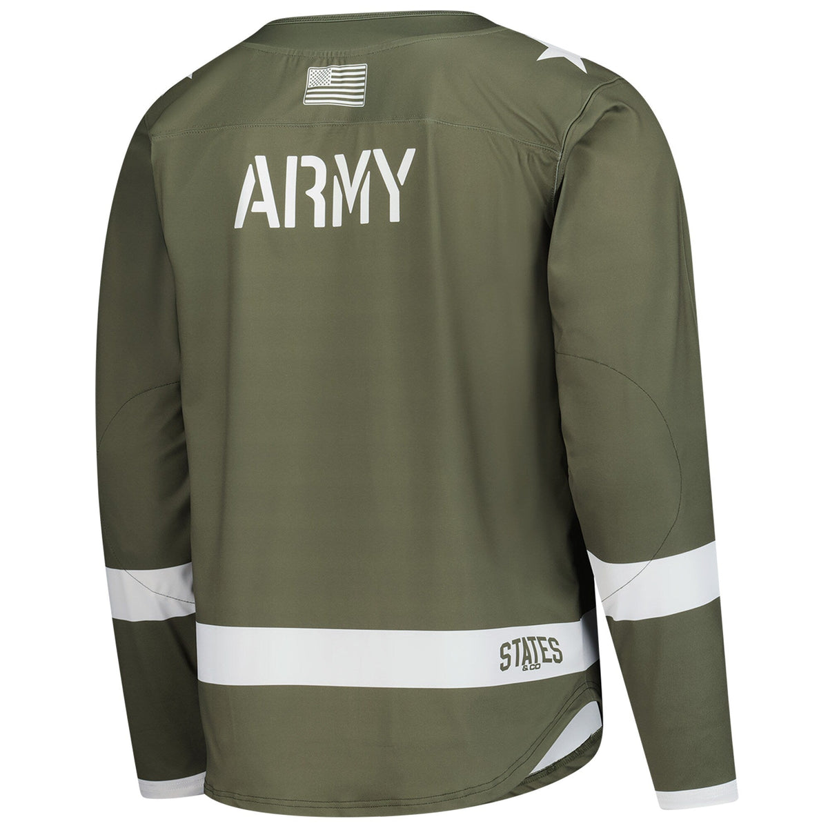 Olive Army Black Knights Replica Hockey Jersey product image 4