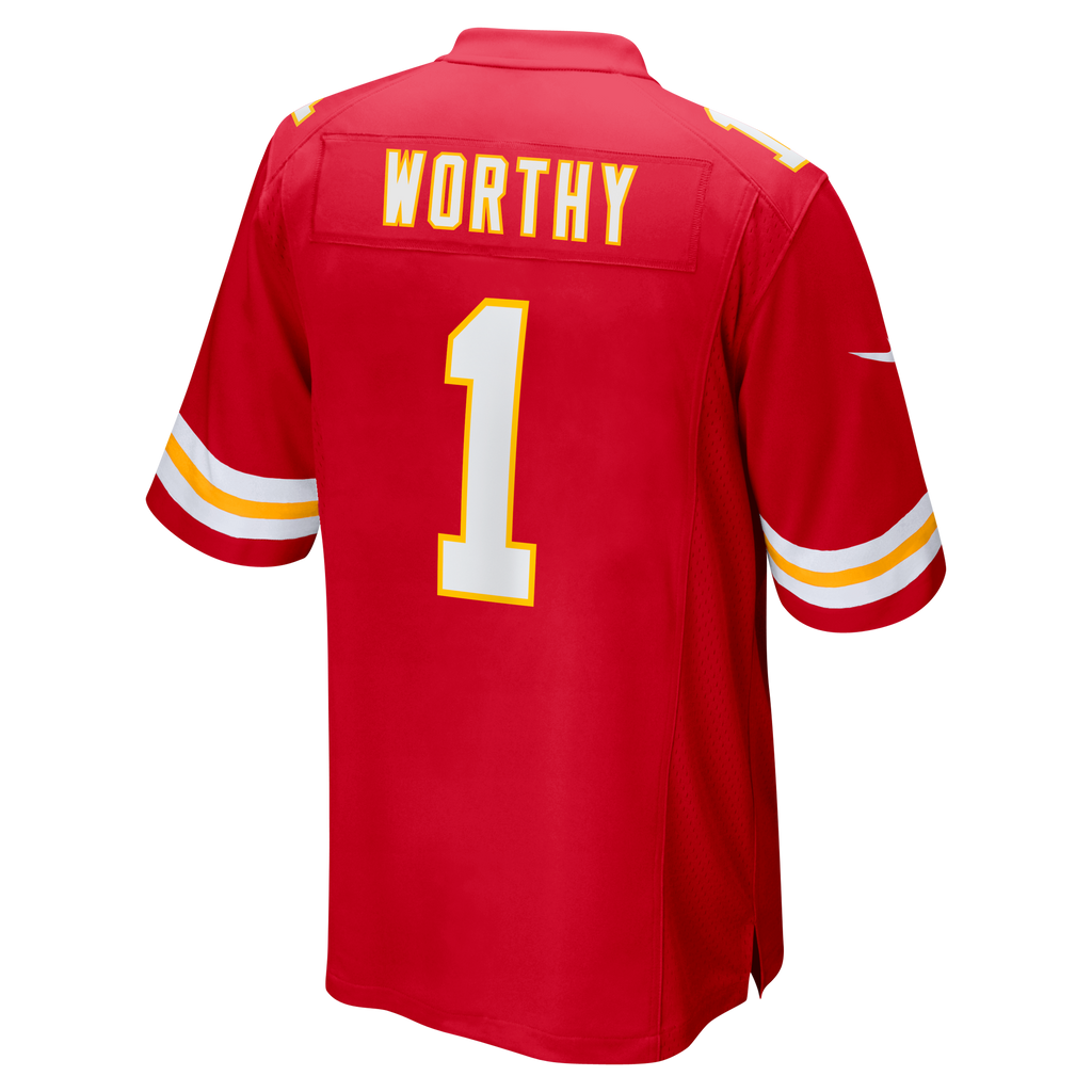 Kansas City Chiefs Xavier Worthy Nike Red Player Game Jersey product image 3