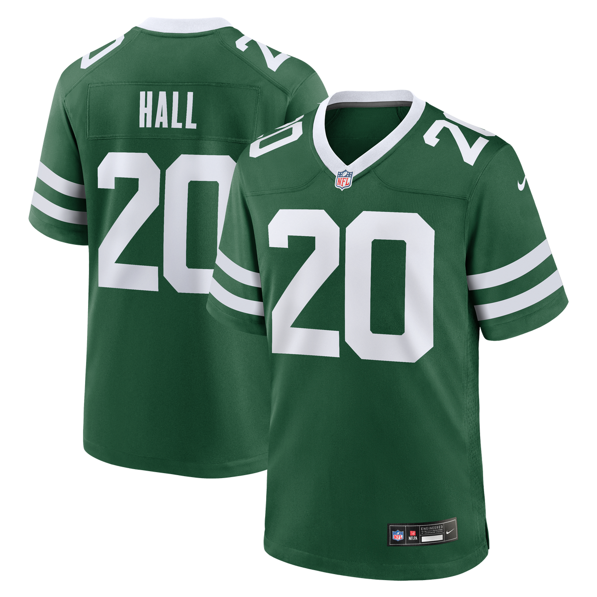 New York Jets Breece Hall Nike Legacy White Game Jersey product image 7