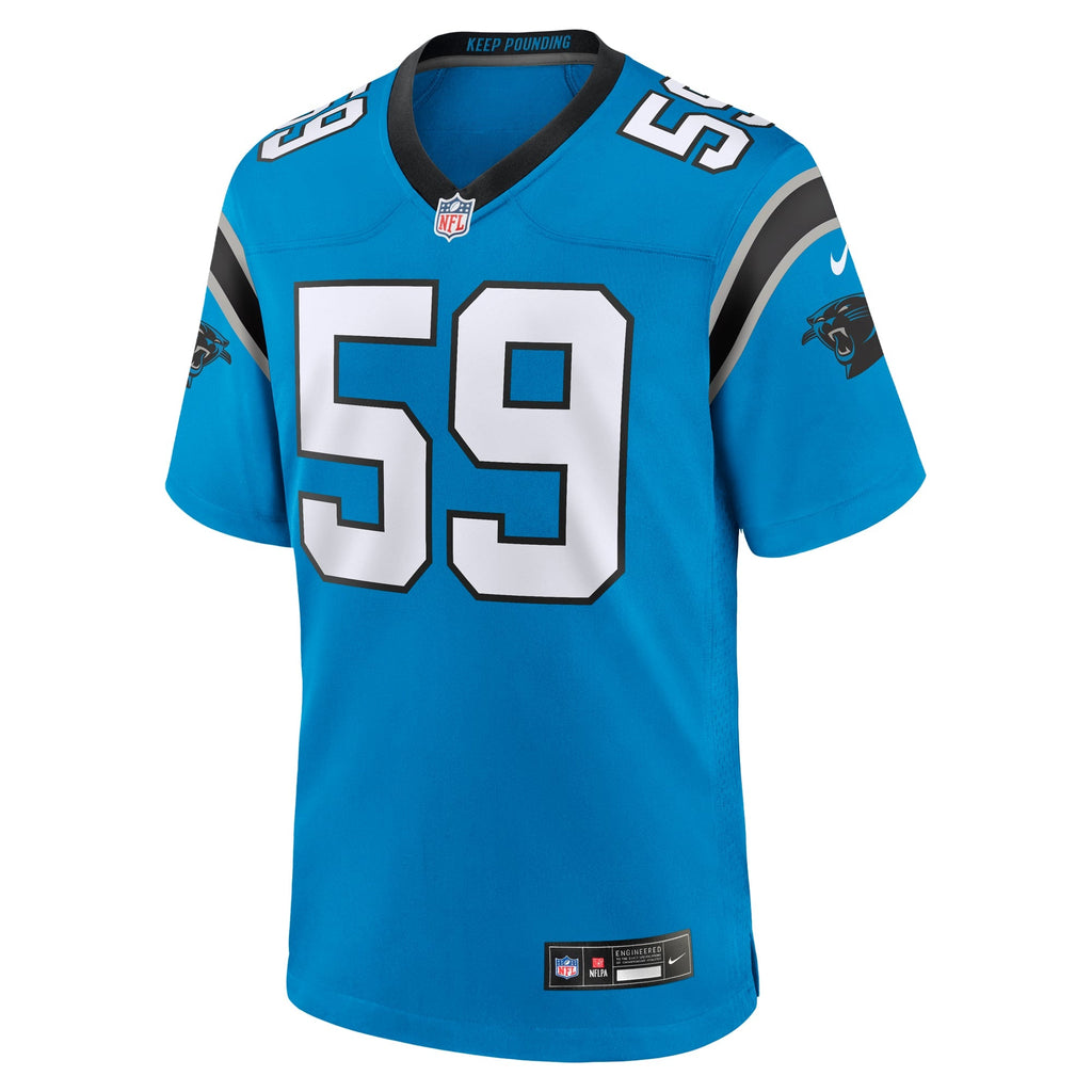 Carolina Panthers Luke Kuechly Nike Black Team Game Jersey product image 12