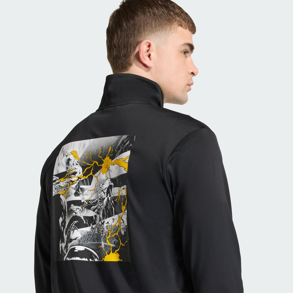 adidas Real Madrid Avengers Track Top - Black product image 4, provided for visual reference and product detail review