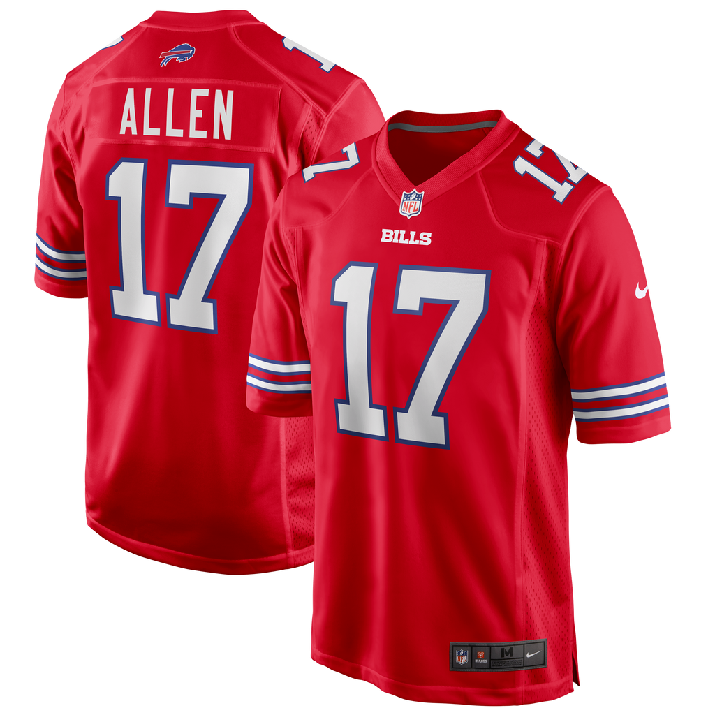 Buffalo Bills Josh Allen Nike Gray Nickel City Game Jersey product image 17