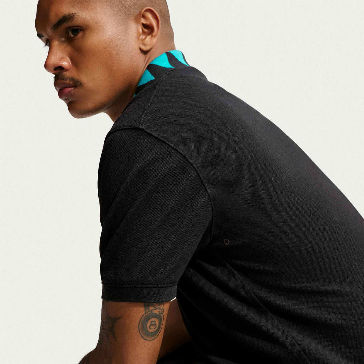 Nike FC Barcelona Dri-Fit Men POLO SLIM 2.0 product image 5, provided for visual reference and product detail review