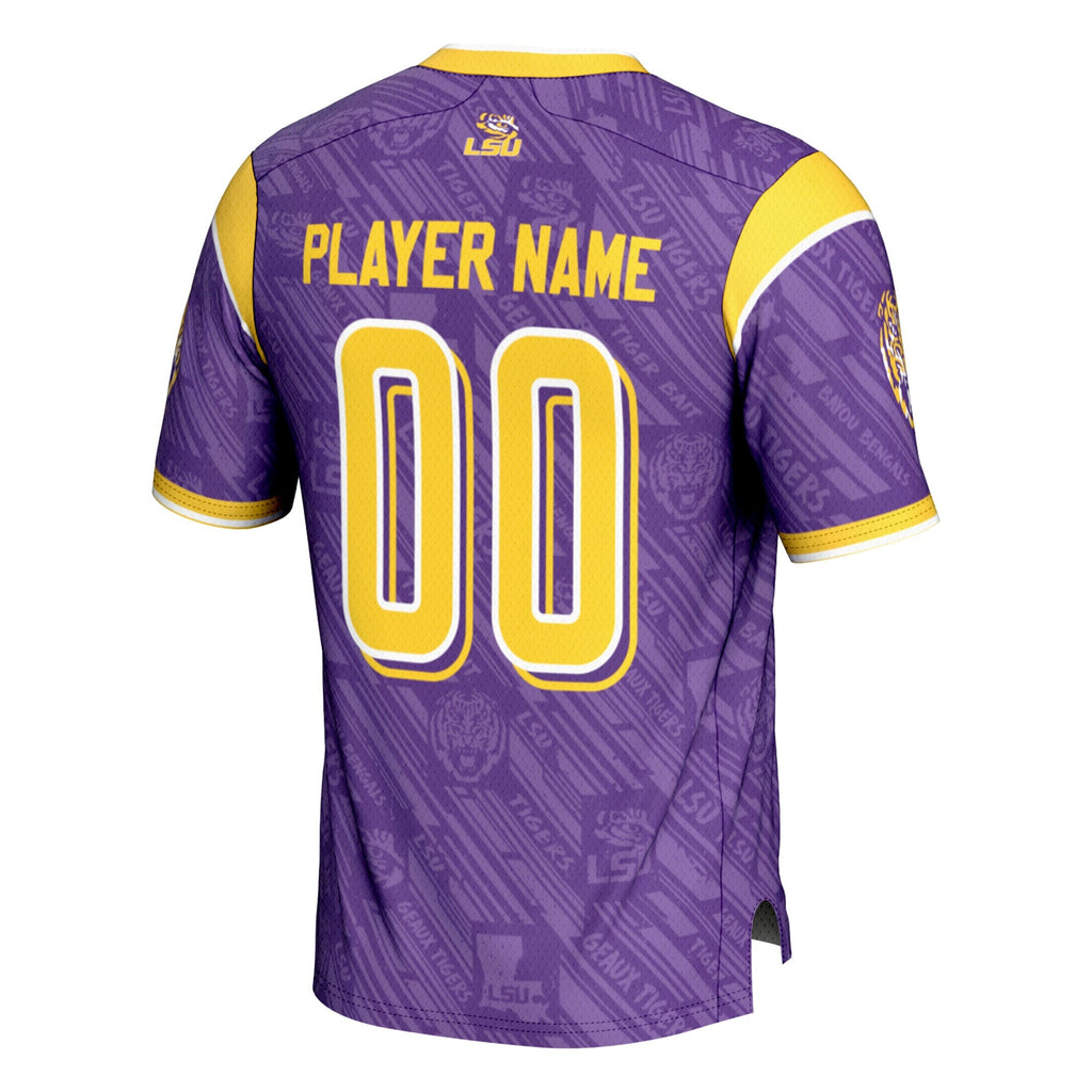 LSU Tigers Highlight Print NIL Pick-A-Player Football product image 4