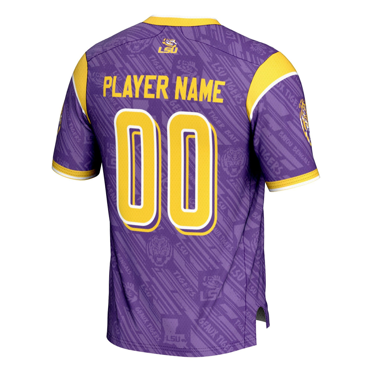 LSU Tigers Highlight Print NIL Pick-A-Player Football product image 4