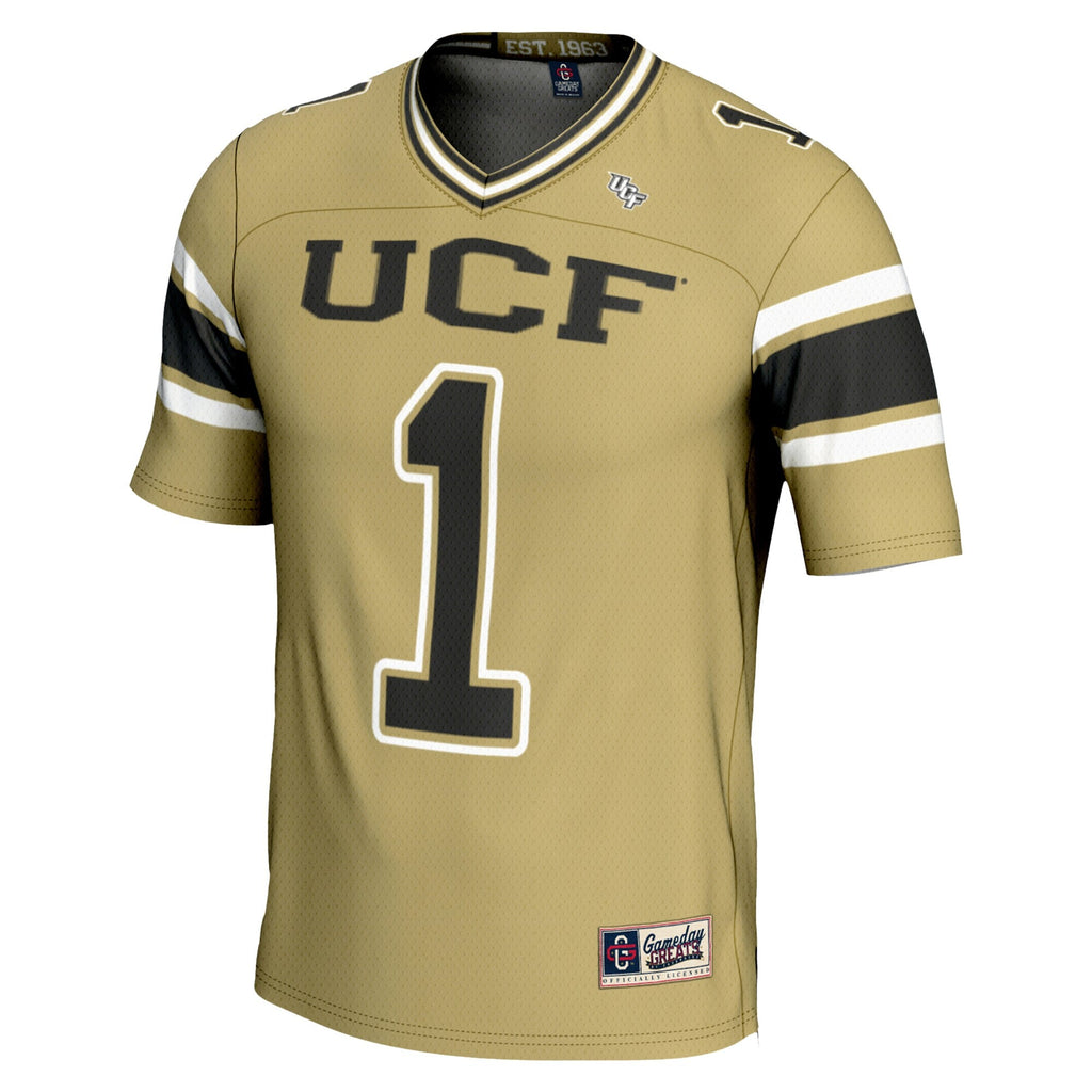 #1 UCF Knights Endzone Football Jersey - Gold product image 3