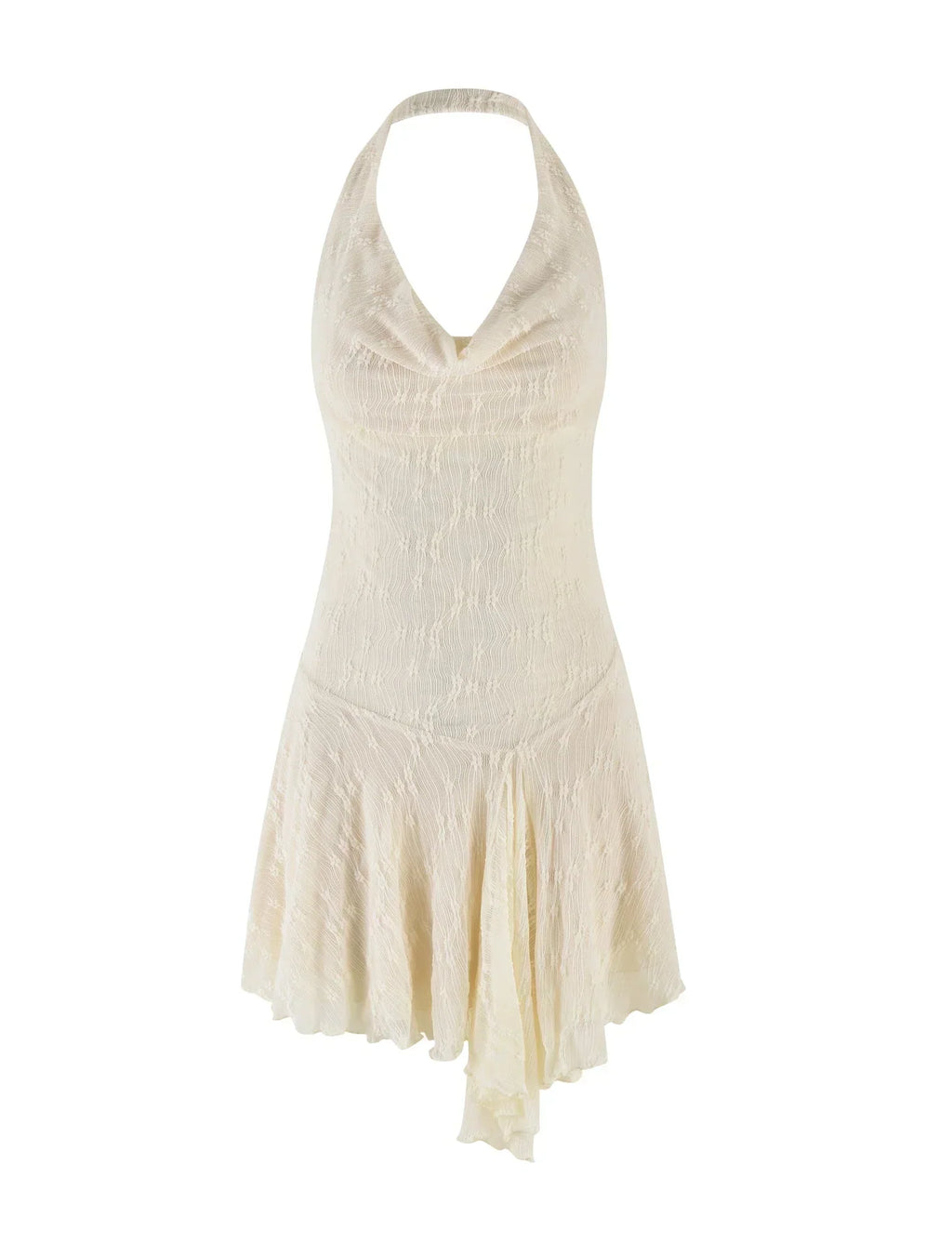 FIORELLA MINI DRESS WHITE LACE CREAM