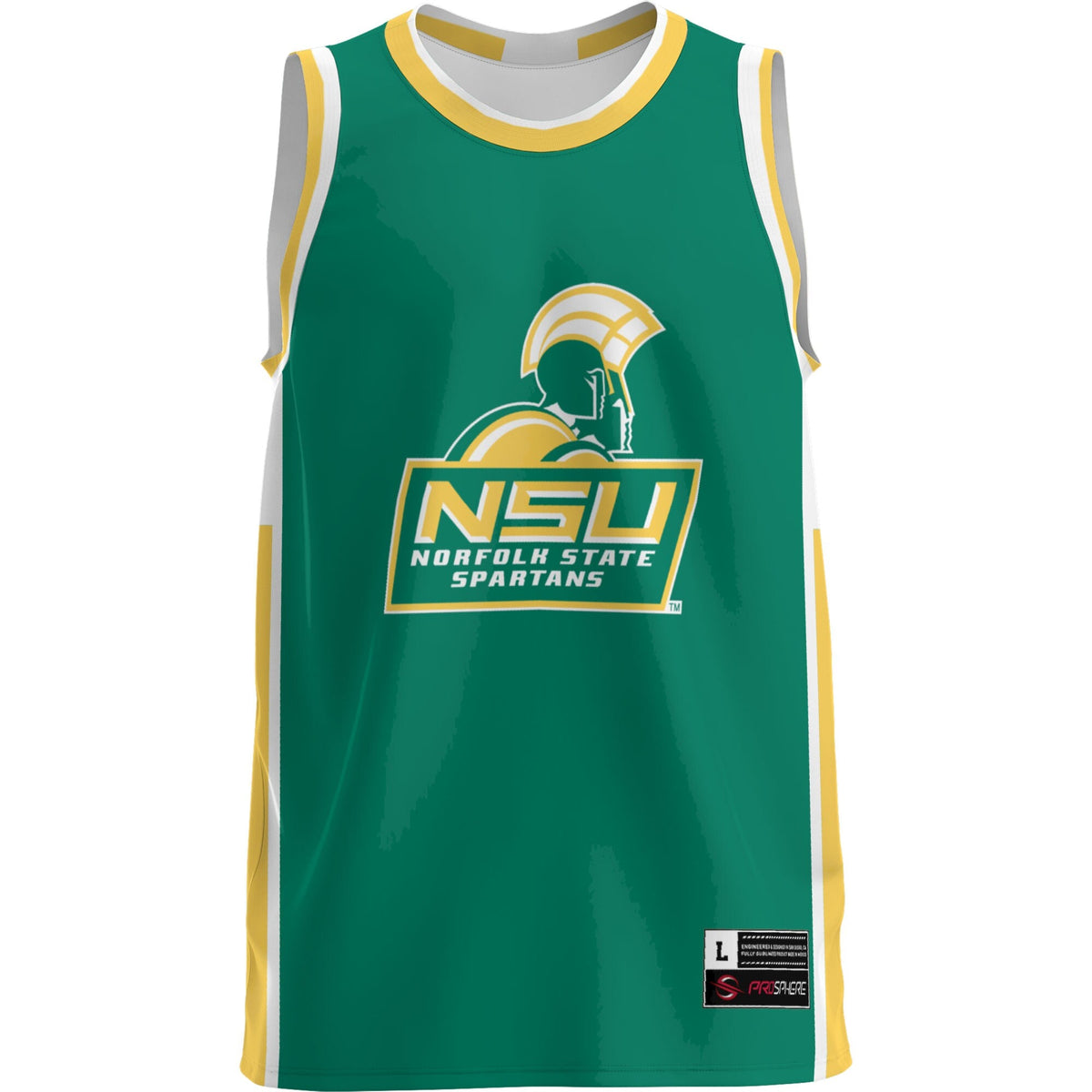 Norfolk State Spartans Lightweight Basketball Jersey - Green product image 3
