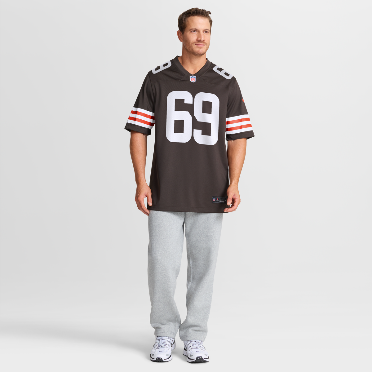 Cleveland Browns Tyre Phillips Nike Brown Team Game Jersey product image 6