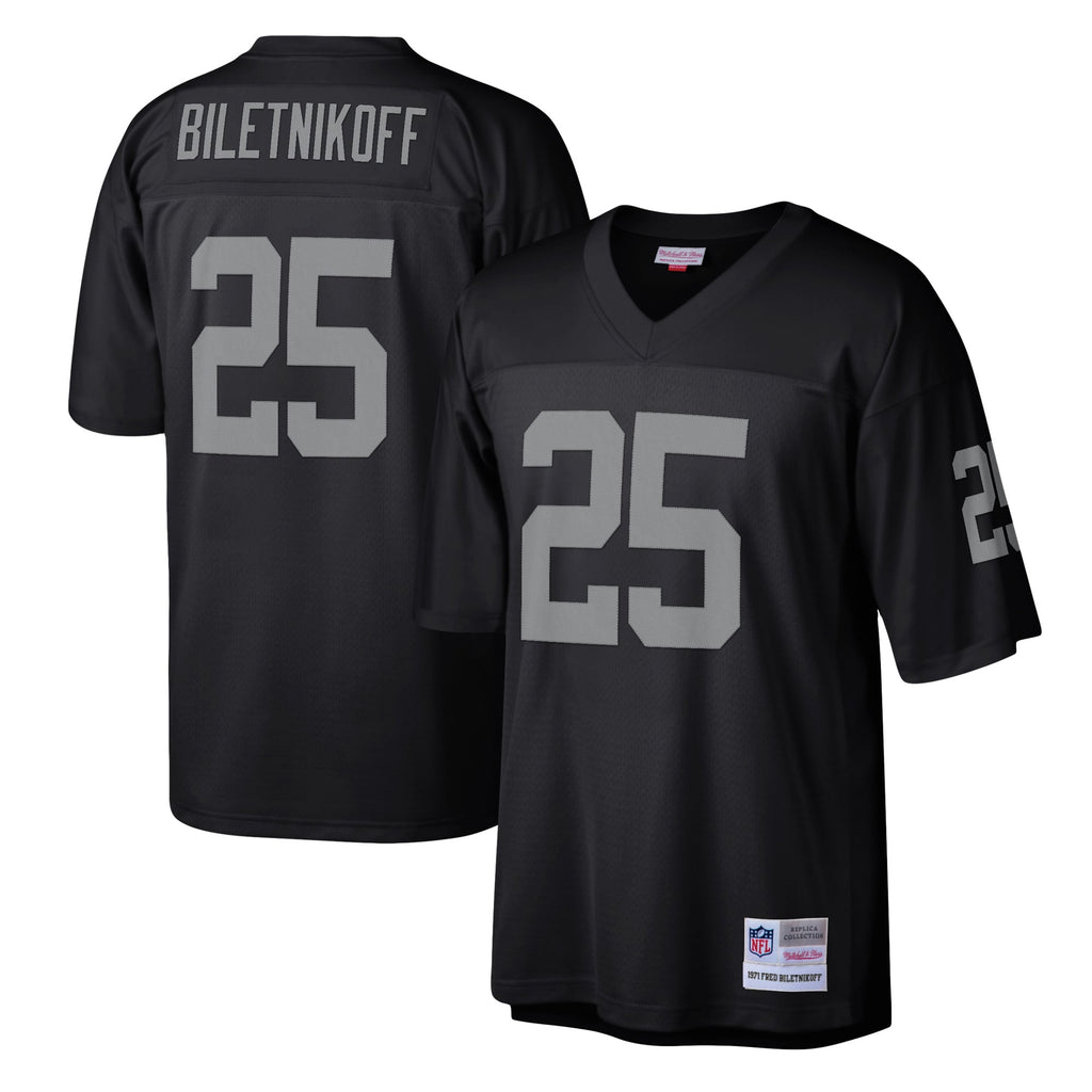 Las Vegas Raiders Fred Biletnikoff Mitchell & Ness Black product image 1