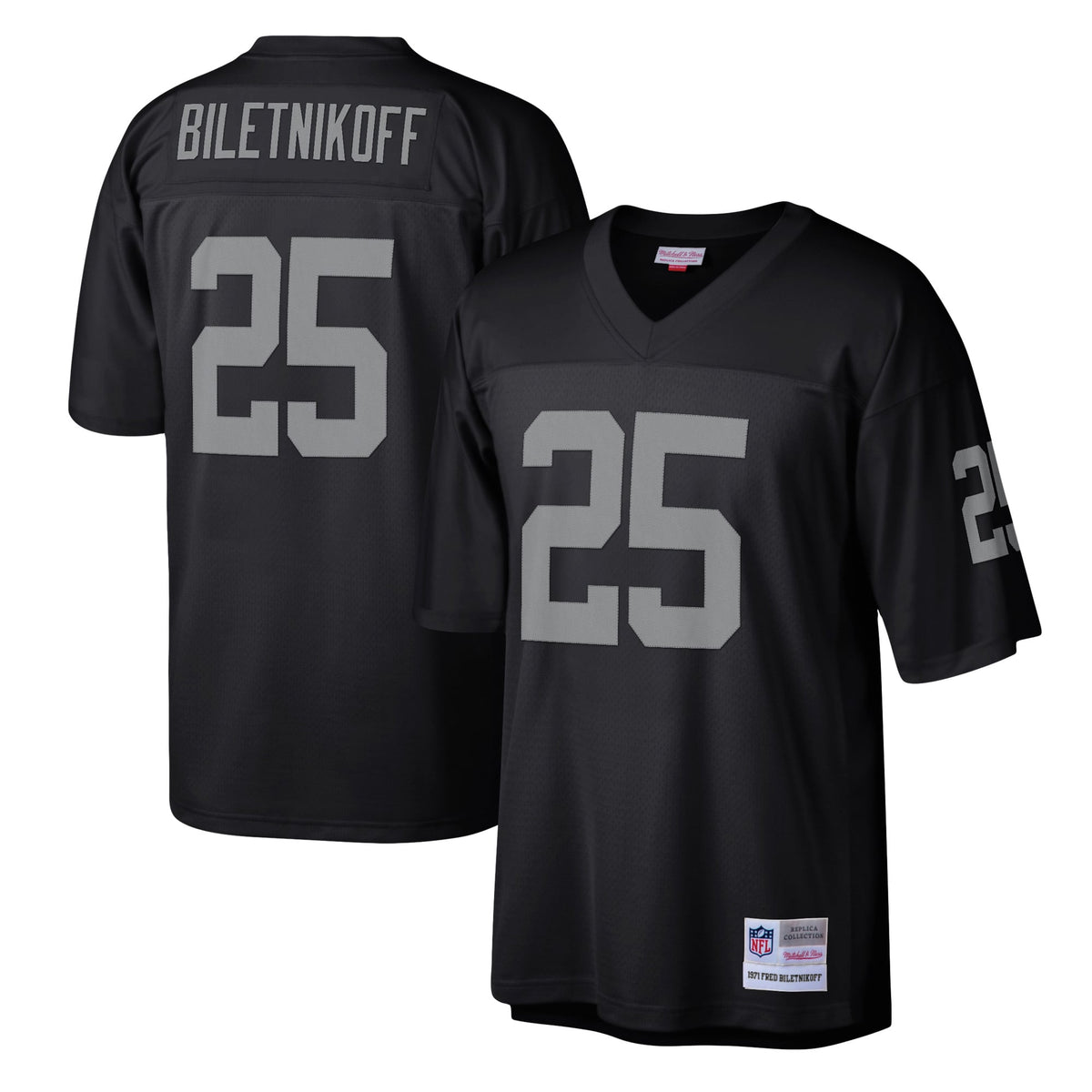 Las Vegas Raiders Fred Biletnikoff Mitchell & Ness Black product image 1