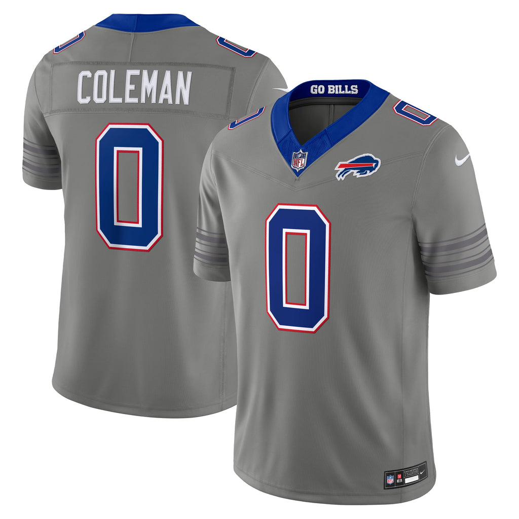 Buffalo Bills Keon Coleman Nike Gray Nickel City Vapor product image 4