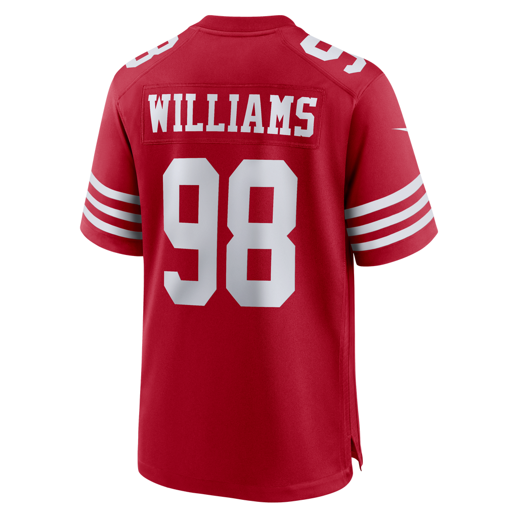 San Francisco 49ers Mykel Williams Nike Scarlet Game Player product image 3