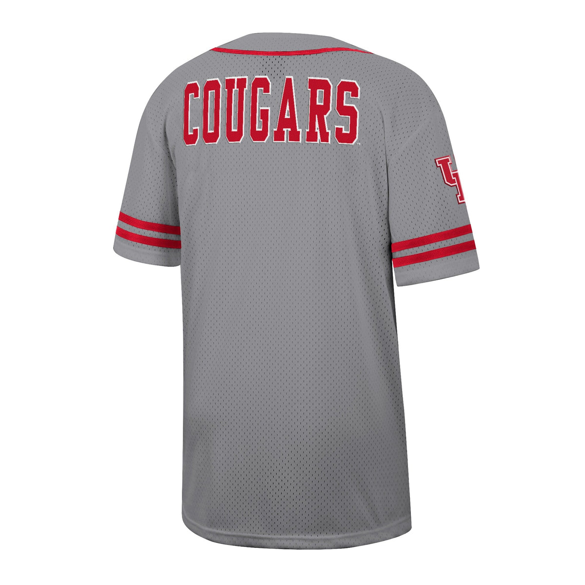 Houston Cougars Free Spirited Baseball Jersey - Gray product image 4