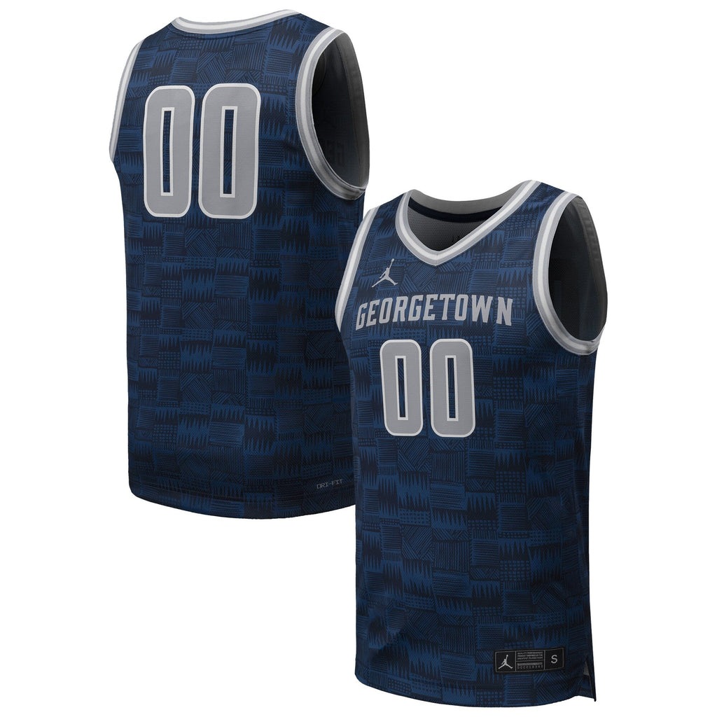 #00 Georgetown Hoyas Replica Basketball Jersey - Navy product image 1